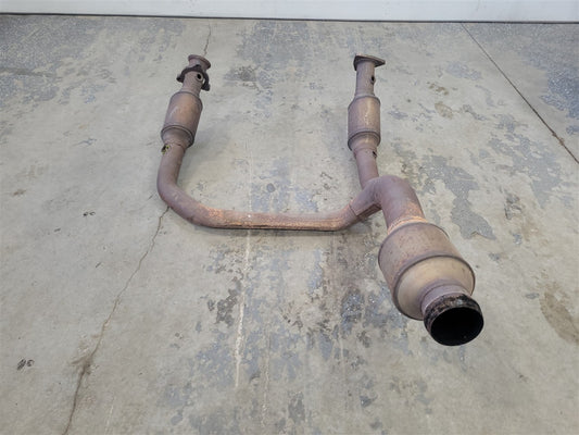 Used OEM 2014-2019 SIERRA SILVERADO EXHAUST Y PIPE 6 2L OEM 19420265, actual item photo 2