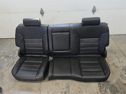 Used OEM 2015 SIERRA DENALI 1500 FRONT AND SECOND ROW BLACK LEATHER, actual item photo 19