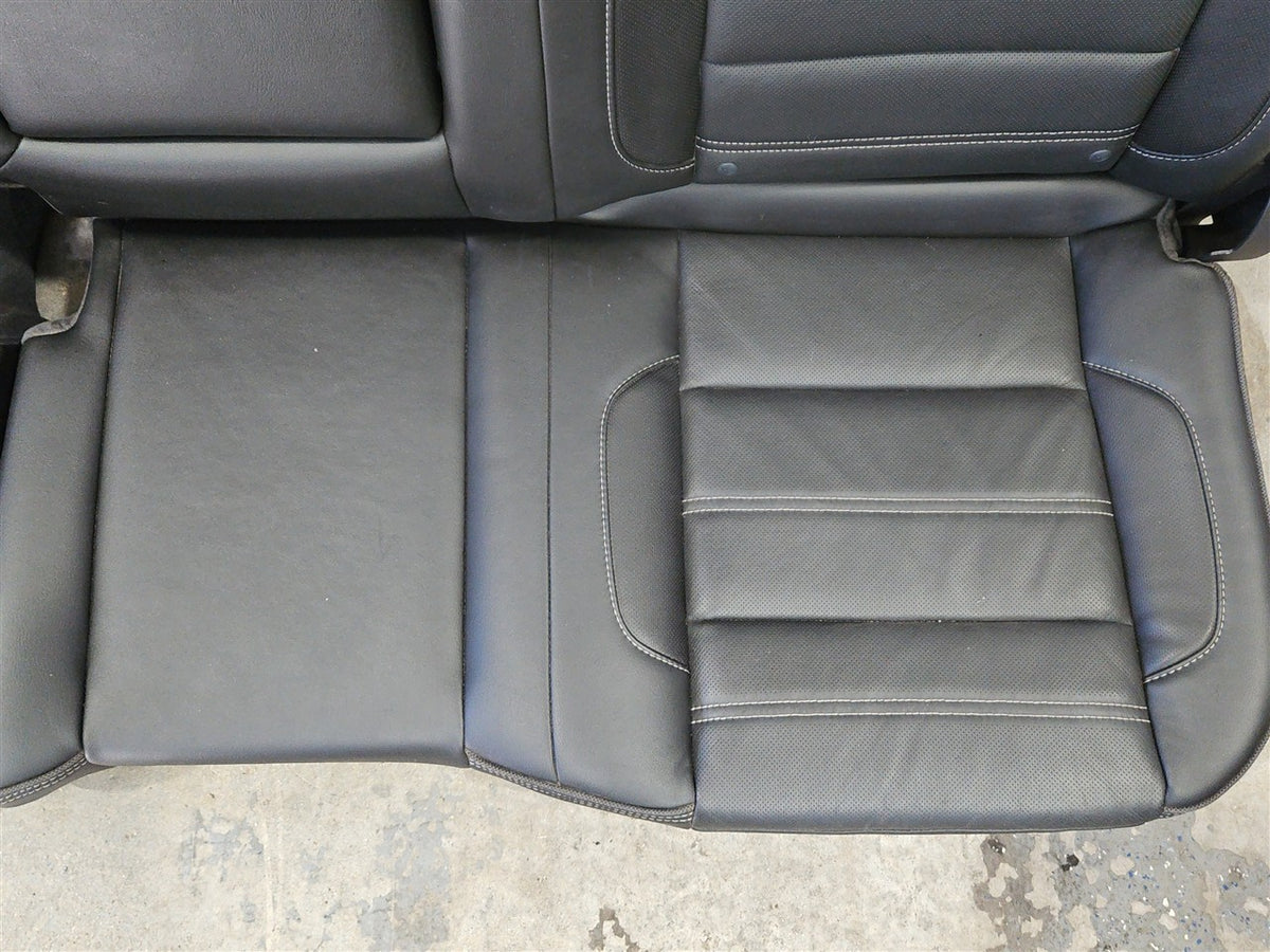Used OEM 2015 SIERRA DENALI 1500 FRONT AND SECOND ROW BLACK LEATHER, actual item photo 20