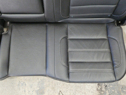 Used OEM 2015 SIERRA DENALI 1500 FRONT AND SECOND ROW BLACK LEATHER, actual item photo 20