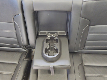 Used OEM 2015 SIERRA DENALI 1500 FRONT AND SECOND ROW BLACK LEATHER, actual item photo 24