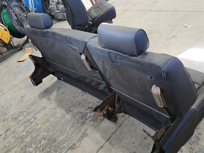 Used OEM 2015 SIERRA DENALI 1500 FRONT AND SECOND ROW BLACK LEATHER, actual item photo 29
