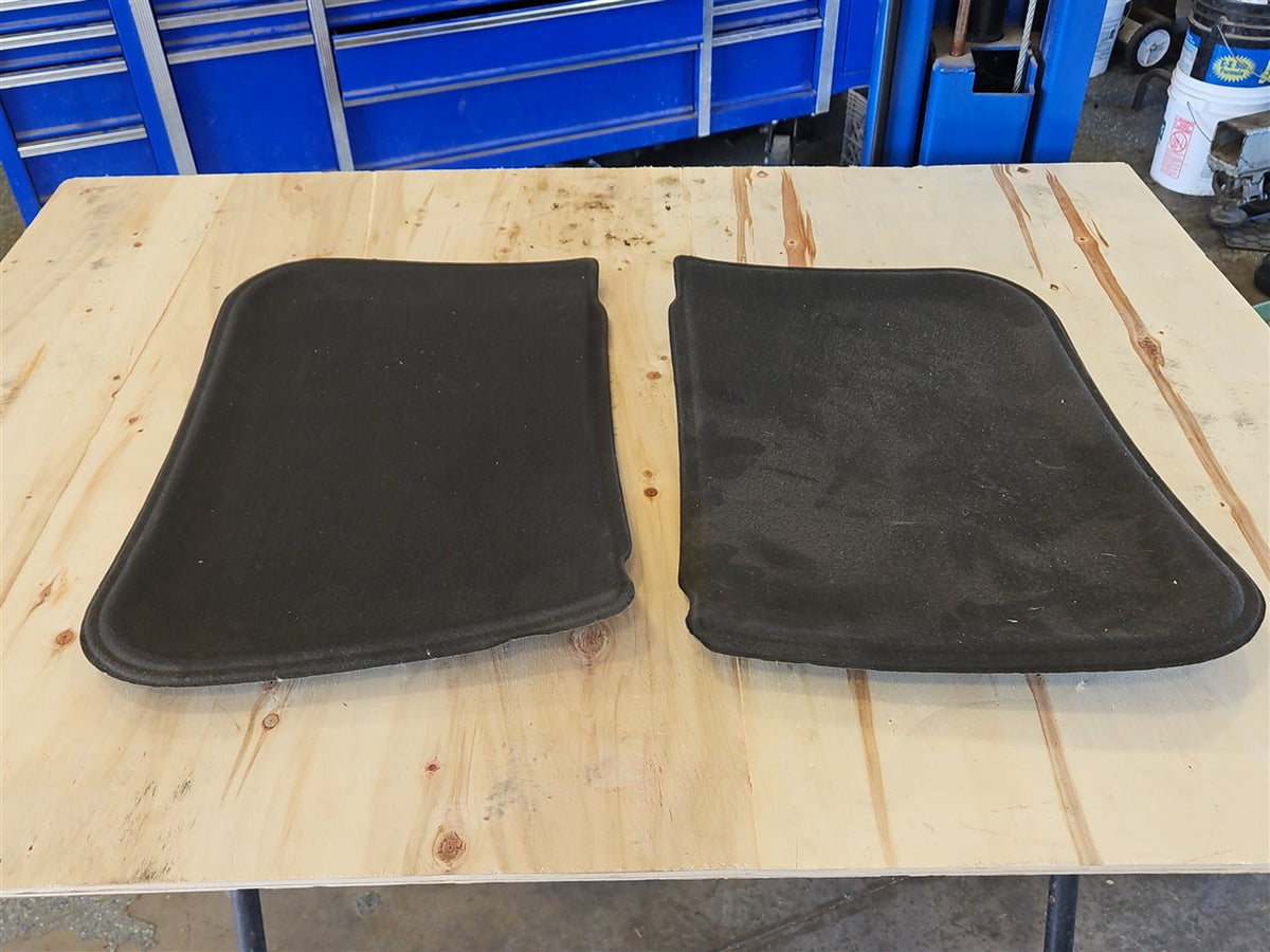 Used OEM 1993-2002 CAMARO FIREBIRD T TOP SHADES LH RH PAIR BLACK, actual item photo 1