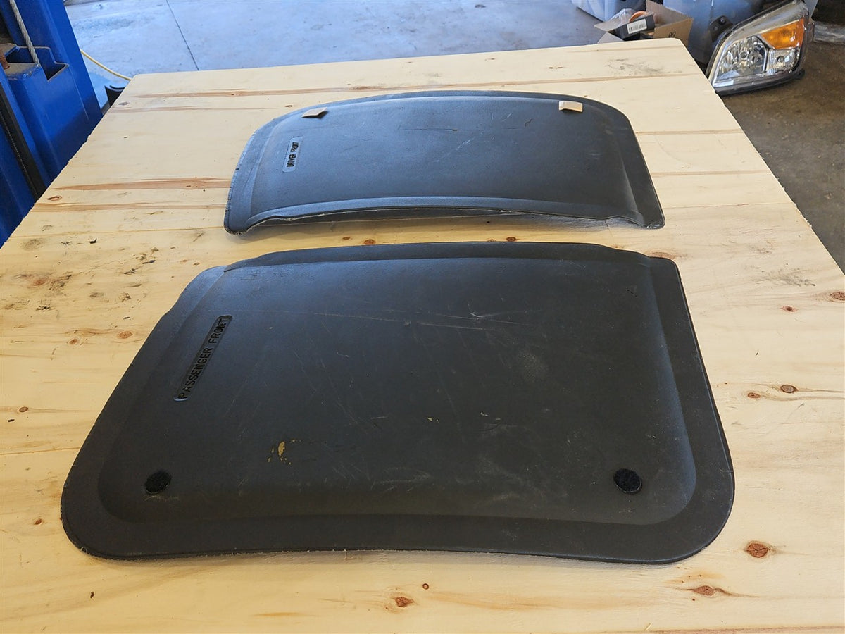 Used OEM 1993-2002 CAMARO FIREBIRD T TOP SHADES LH RH PAIR BLACK, actual item photo 8