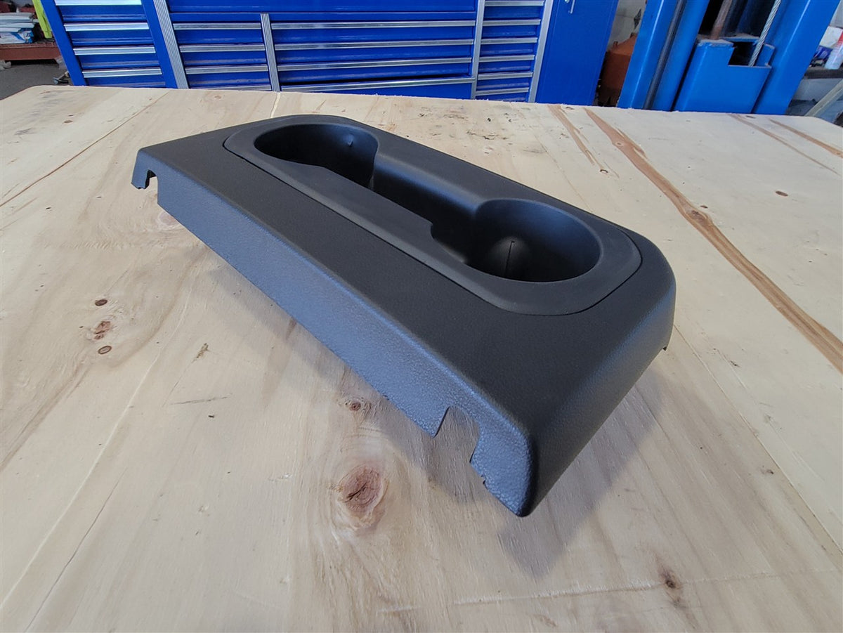 Used OEM 2019-2023 SIERRA SILVERADO CENTER CONSOLE REAR UPPER CUP HOLDERS BLACK 84505592, actual item photo 7