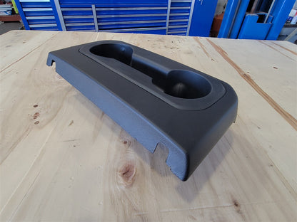 Used OEM 2019-2023 SIERRA SILVERADO CENTER CONSOLE REAR UPPER CUP HOLDERS BLACK 84505592, actual item photo 7