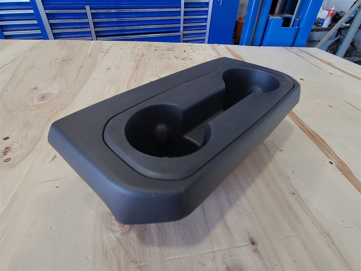 Used OEM 2019-2023 SIERRA SILVERADO CENTER CONSOLE REAR UPPER CUP HOLDERS BLACK 84505592, actual item photo 8