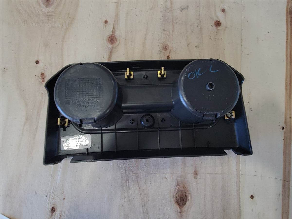 Used OEM 2019-2023 SIERRA SILVERADO CENTER CONSOLE REAR UPPER CUP HOLDERS BLACK 84505592, actual item photo 10