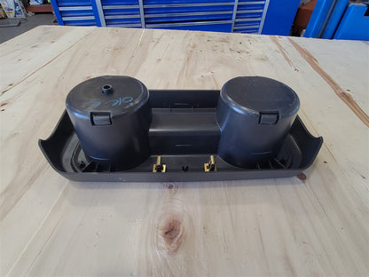 Used OEM 2019-2023 SIERRA SILVERADO CENTER CONSOLE REAR UPPER CUP HOLDERS BLACK 84505592, actual item photo 13