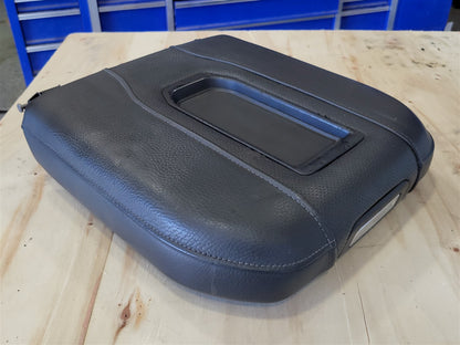 Used OEM 2019-2023 SIERRA SILVERADO CENTER CONSOLE LID ARMREST BLACK, actual item photo 2