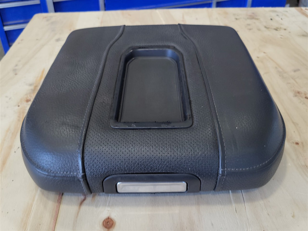 Used OEM 2019-2023 SIERRA SILVERADO CENTER CONSOLE LID ARMREST BLACK, actual item photo 3