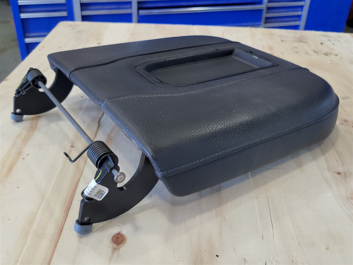 Used OEM 2019-2023 SIERRA SILVERADO CENTER CONSOLE LID ARMREST BLACK, actual item photo 8