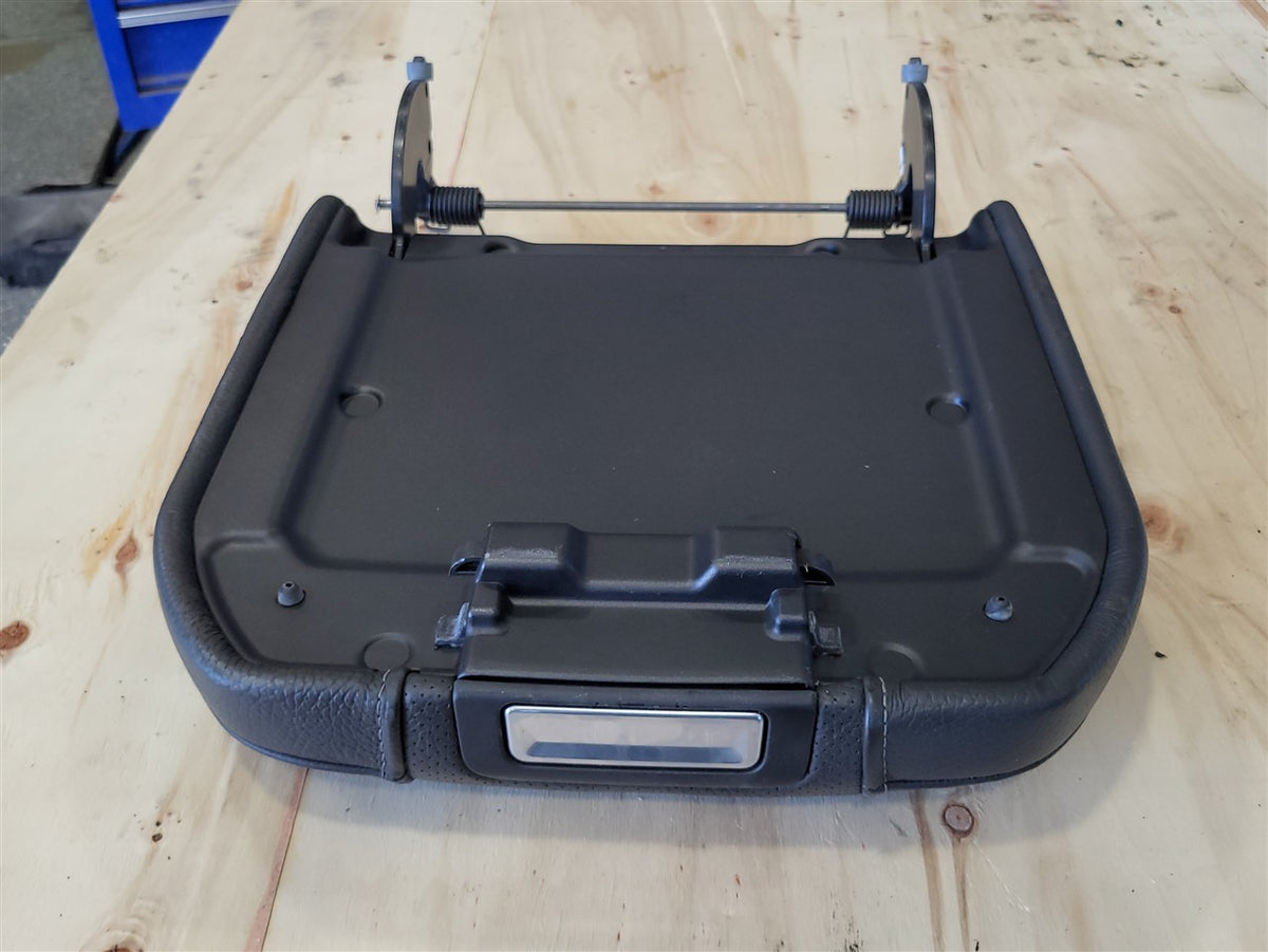 Used OEM 2019-2023 SIERRA SILVERADO CENTER CONSOLE LID ARMREST BLACK, actual item photo 10