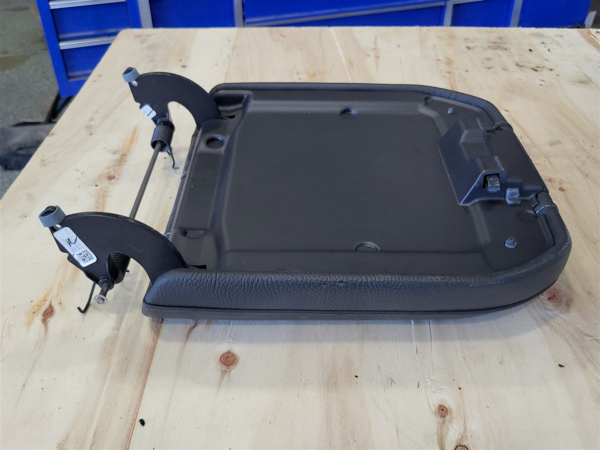 Used OEM 2019-2023 SIERRA SILVERADO CENTER CONSOLE LID ARMREST BLACK, actual item photo 13