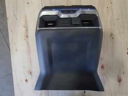 Used OEM 2019-2023 SIERRA SILVERADO CENTER CONSOLE REAR TRIM AND, actual item photo 1