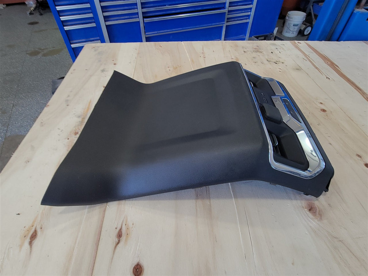 Used OEM 2019-2023 SIERRA SILVERADO CENTER CONSOLE REAR TRIM AND, actual item photo 2