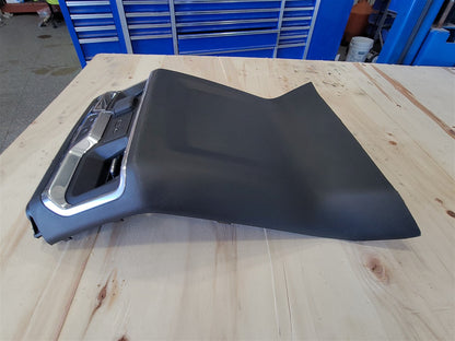 Used OEM 2019-2023 SIERRA SILVERADO CENTER CONSOLE REAR TRIM AND, actual item photo 6