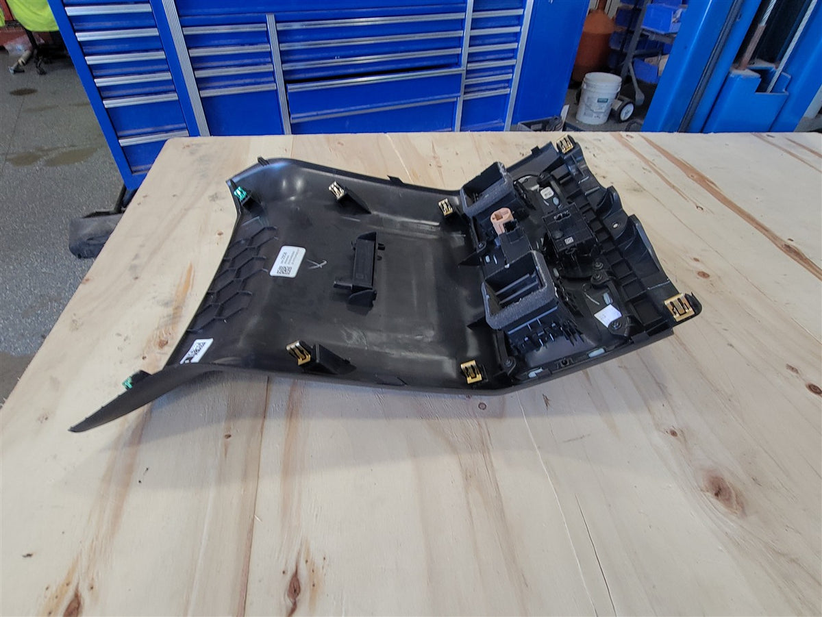 Used OEM 2019-2023 SIERRA SILVERADO CENTER CONSOLE REAR TRIM AND, actual item photo 3