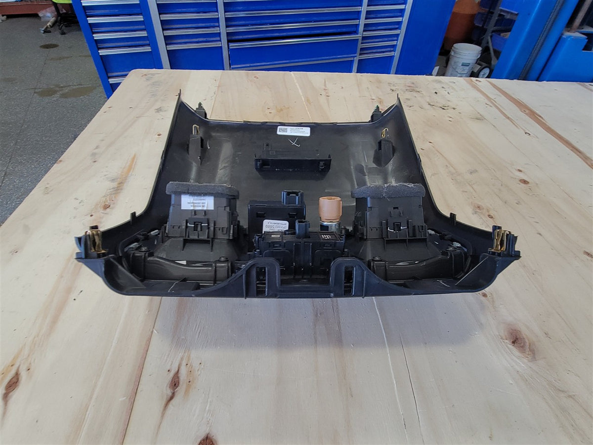 Used OEM 2019-2023 SIERRA SILVERADO CENTER CONSOLE REAR TRIM AND, actual item photo 4