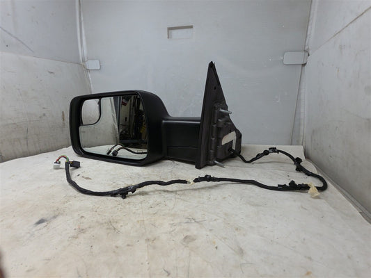 Used OEM 2019-2024 DODGE 1500 PICKUP SIDE VIEW MIRROR LH BLACK POWER, actual item photo 2