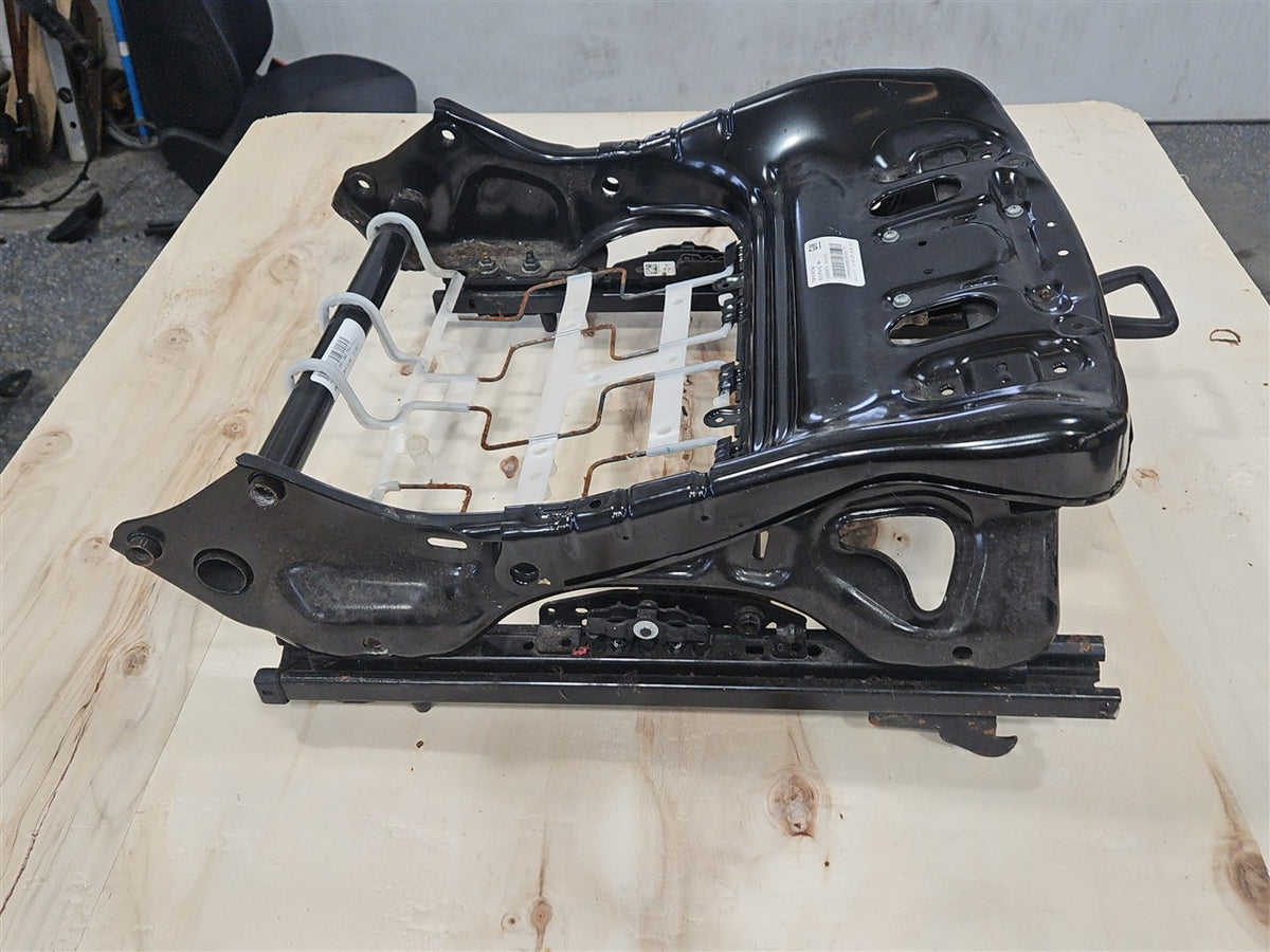 Used OEM 2010-2015 CAMARO FRONT MANUAL SEAT TRACK YELLOW, actual item photo 2