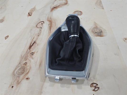 Used OEM 2016-2024 CAMARO SS MANUAL SHIFTER KNOB BOOT AND TRIM CENTER, actual item photo 2
