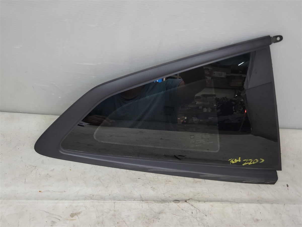 Used OEM 2016-2024 CAMARO QUARTER GLASS RH PASSENGER COUPE, actual item photo 3