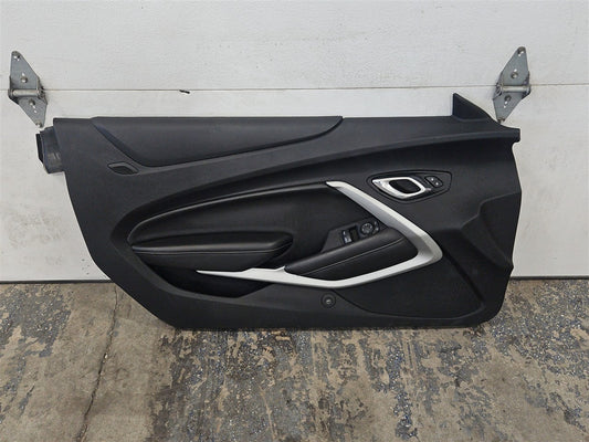 Used OEM 2016-2024 CAMARO SS FRONT DOOR PANEL TRIM DRIVER LH 1SS, actual item photo 1