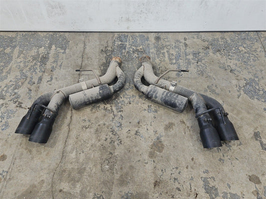 Used OEM 2016-2024 CAMARO SS MBRP AXLE BACK EXHAUST SYSTEM QUAD TIP, actual item photo 1