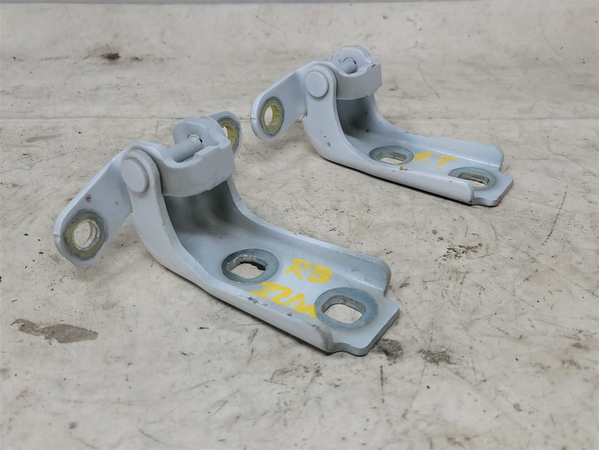 Used OEM 2016-2024 CAMARO FRONT DOOR HINGES UPPER LOWER PAIR DRIVER, actual item photo 1