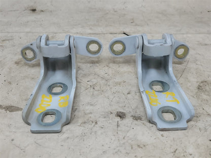 Used OEM 2016-2024 CAMARO FRONT DOOR HINGES UPPER LOWER PAIR DRIVER, actual item photo 2