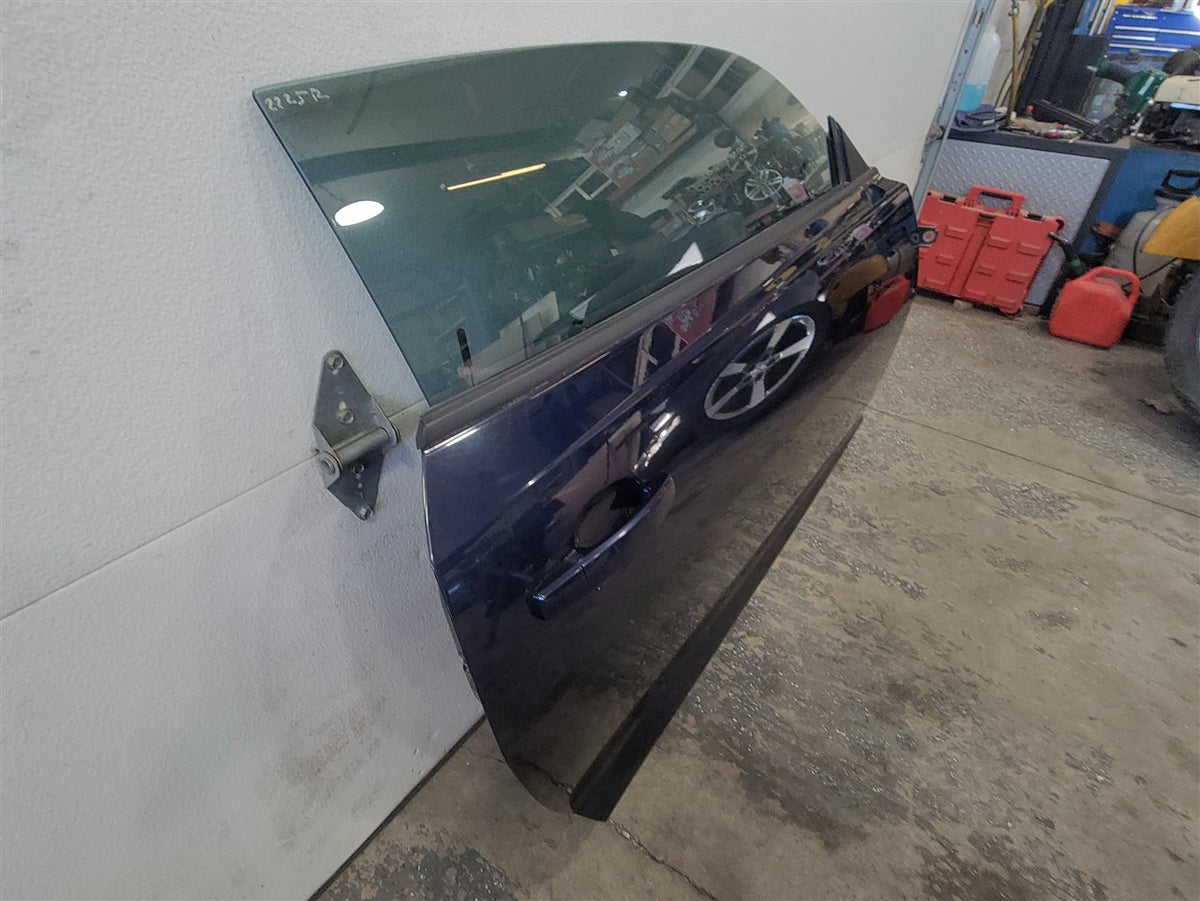Used OEM 2010-2015 CAMARO FRONT DOOR RH PASSENGER IMPERIAL BLUE, actual item photo 4