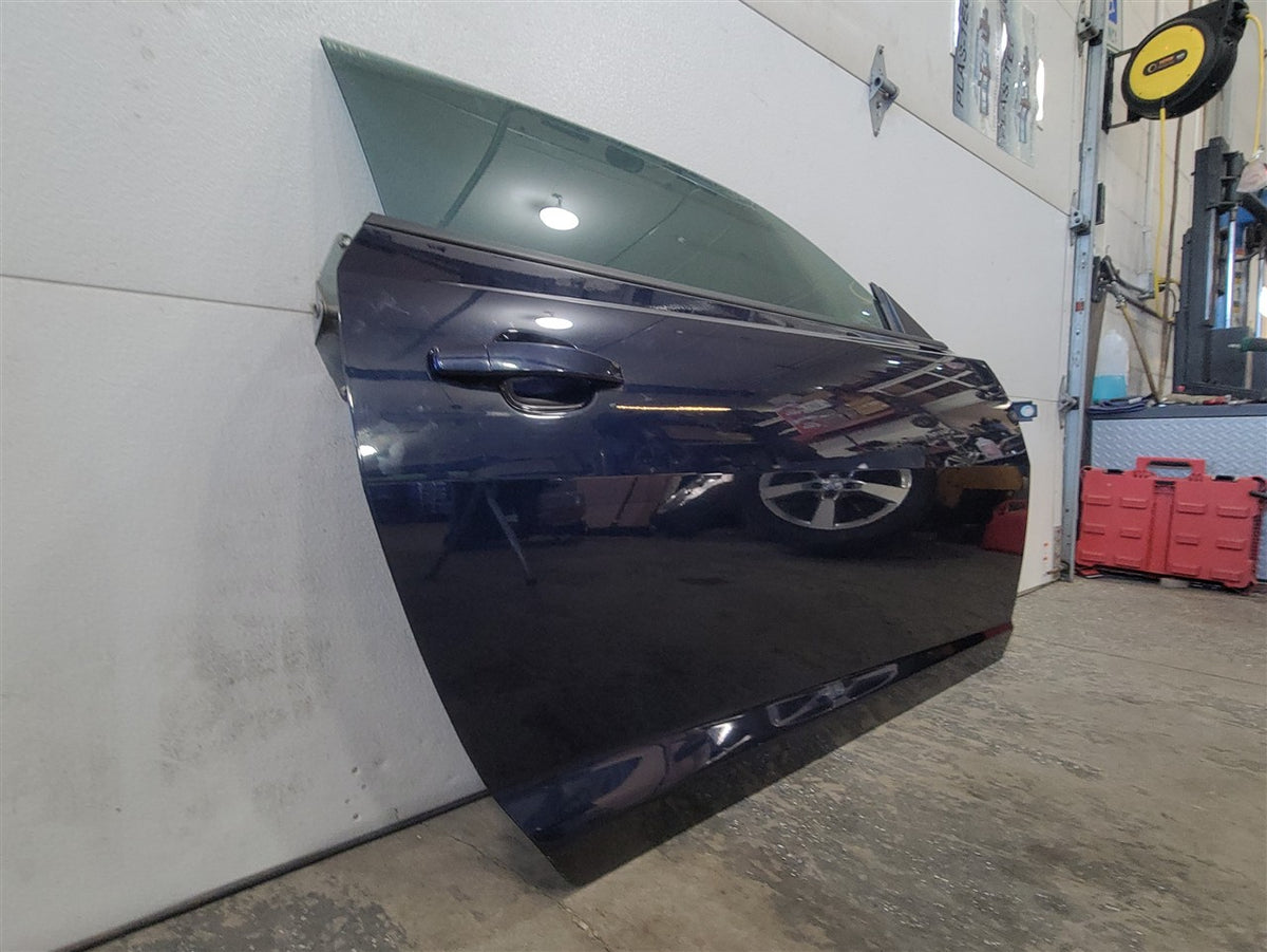 Used OEM 2010-2015 CAMARO FRONT DOOR RH PASSENGER IMPERIAL BLUE, actual item photo 1