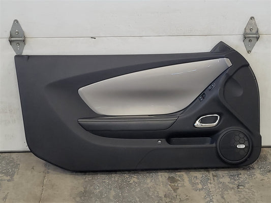 Used OEM 2010-2011 CAMARO FRONT DOOR PANEL TRIM DRIVER LH BLACK, actual item photo 1