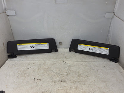 Used OEM 2010-2015 CAMARO SUN VISORS BLACK PAIR LH RH, actual item photo 1