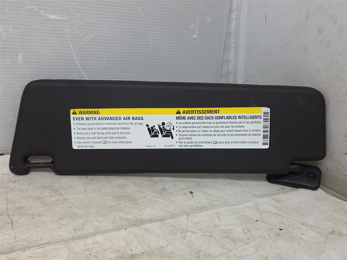 Used OEM 2010-2015 CAMARO SUN VISORS BLACK PAIR LH RH, actual item photo 2