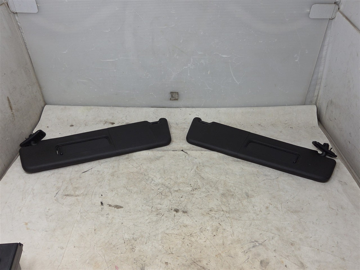 Used OEM 2010-2015 CAMARO SUN VISORS BLACK PAIR LH RH, actual item photo 4