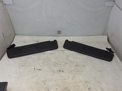 Used OEM 2010-2015 CAMARO SUN VISORS BLACK PAIR LH RH, actual item photo 4