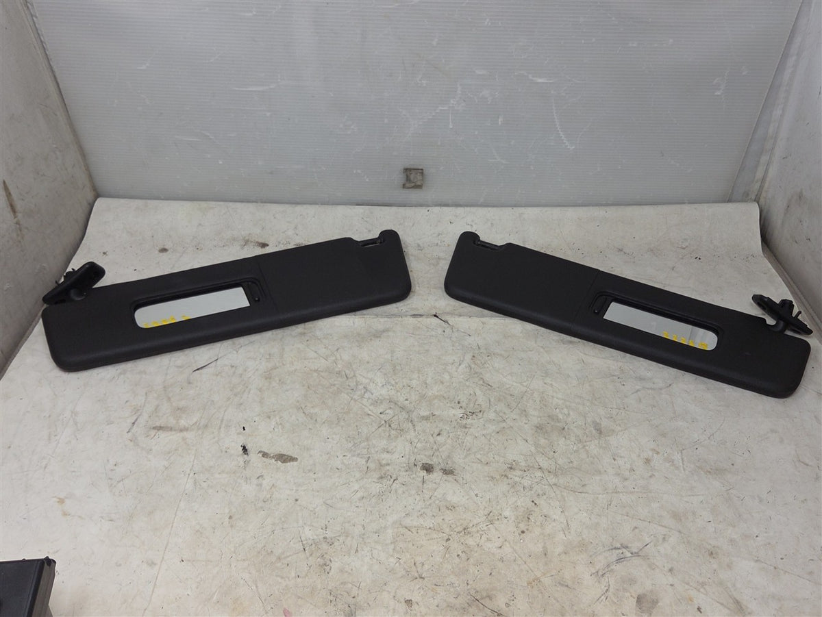 Used OEM 2010-2015 CAMARO SUN VISORS BLACK PAIR LH RH, actual item photo 5