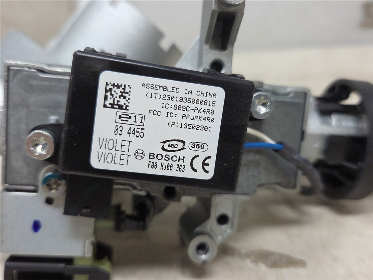Used OEM 2010-2013 CAMARO IGNITION SWITCH LOCK HOUSING & MATCHING KEY, actual item photo 4
