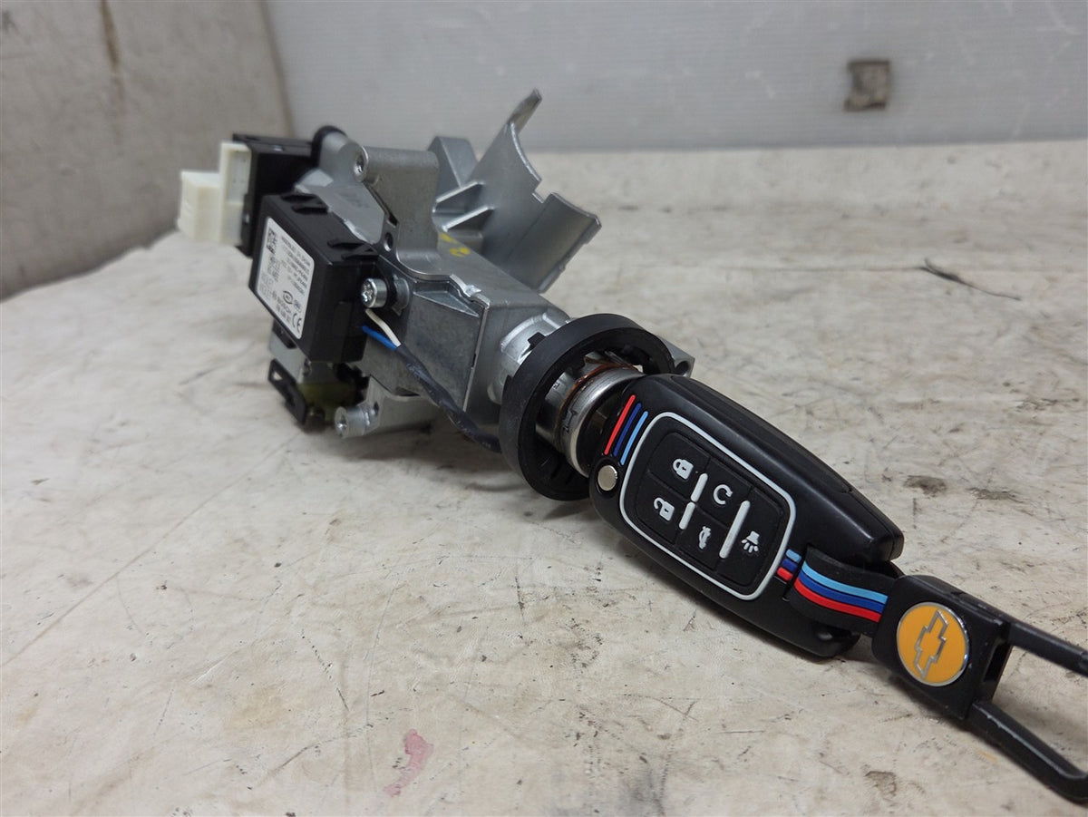 Used OEM 2010-2013 CAMARO IGNITION SWITCH LOCK HOUSING & MATCHING KEY, actual item photo 6