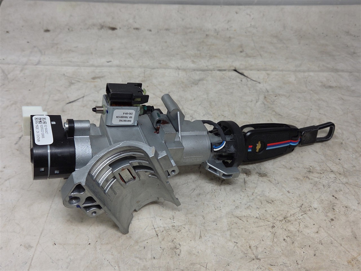 Used OEM 2010-2013 CAMARO IGNITION SWITCH LOCK HOUSING & MATCHING KEY, actual item photo 8