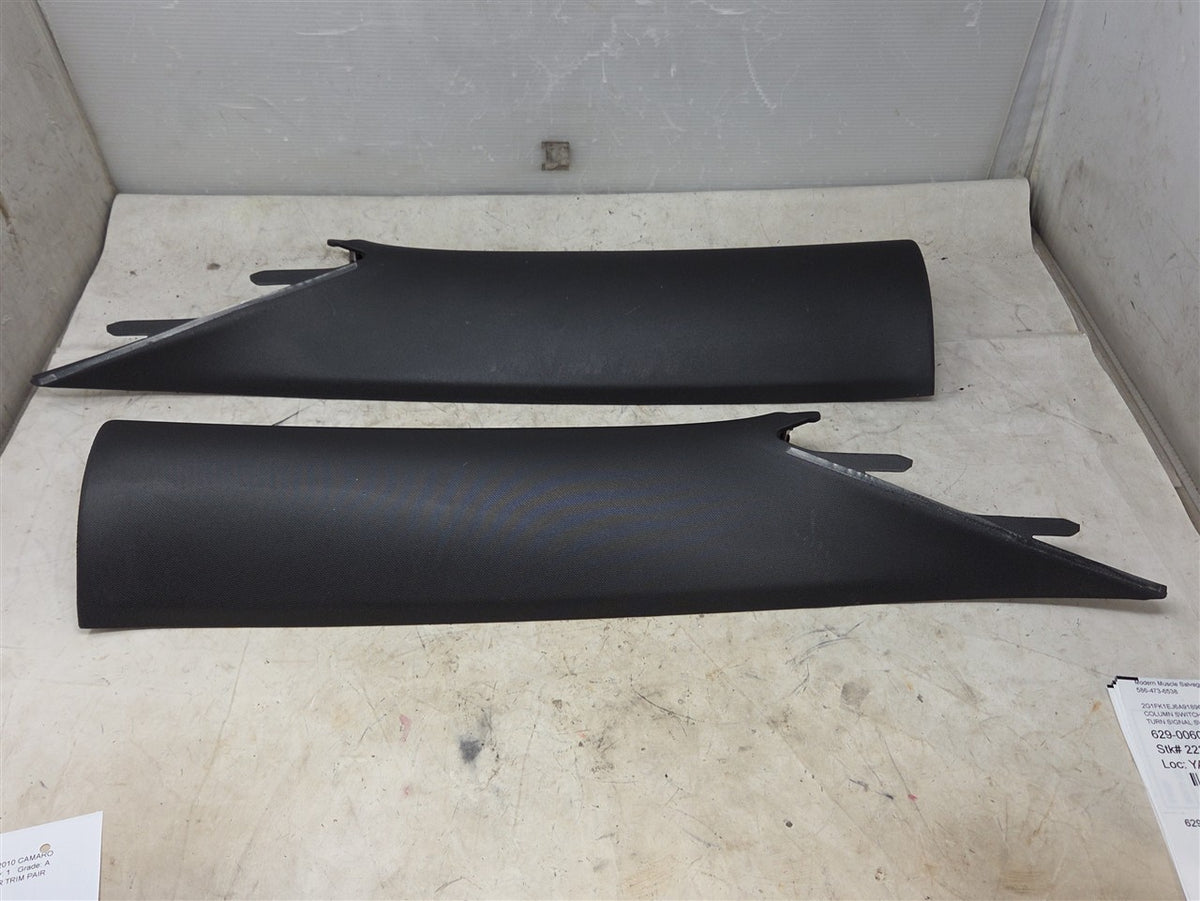Used OEM 2010-2015 CAMARO COUPE INTERIOR A-PILLAR TRIM PAIR DRIVER, actual item photo 5