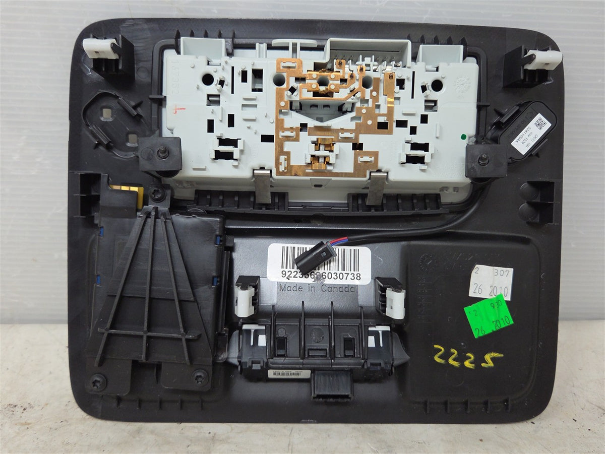 Used OEM 2010 CAMARO OVERHEAD CONSOLE HOMELINK NO SUNROOF 92235696, actual item photo 4