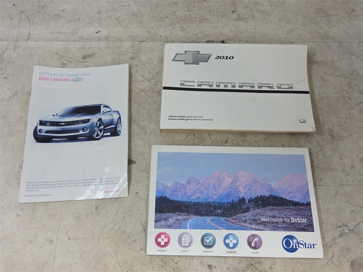 Used OEM 2010 CAMARO OWNERS MANUAL, actual item photo 2