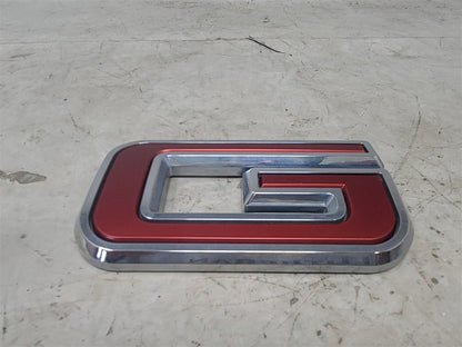 Used OEM 2019-2026 SIERRA 1500 GMC TAILGATE EMBLEM RED, actual item photo 6