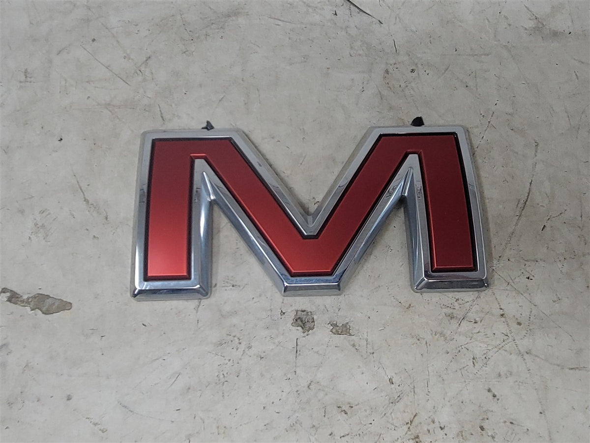 Used OEM 2019-2026 SIERRA 1500 GMC TAILGATE EMBLEM RED, actual item photo 12