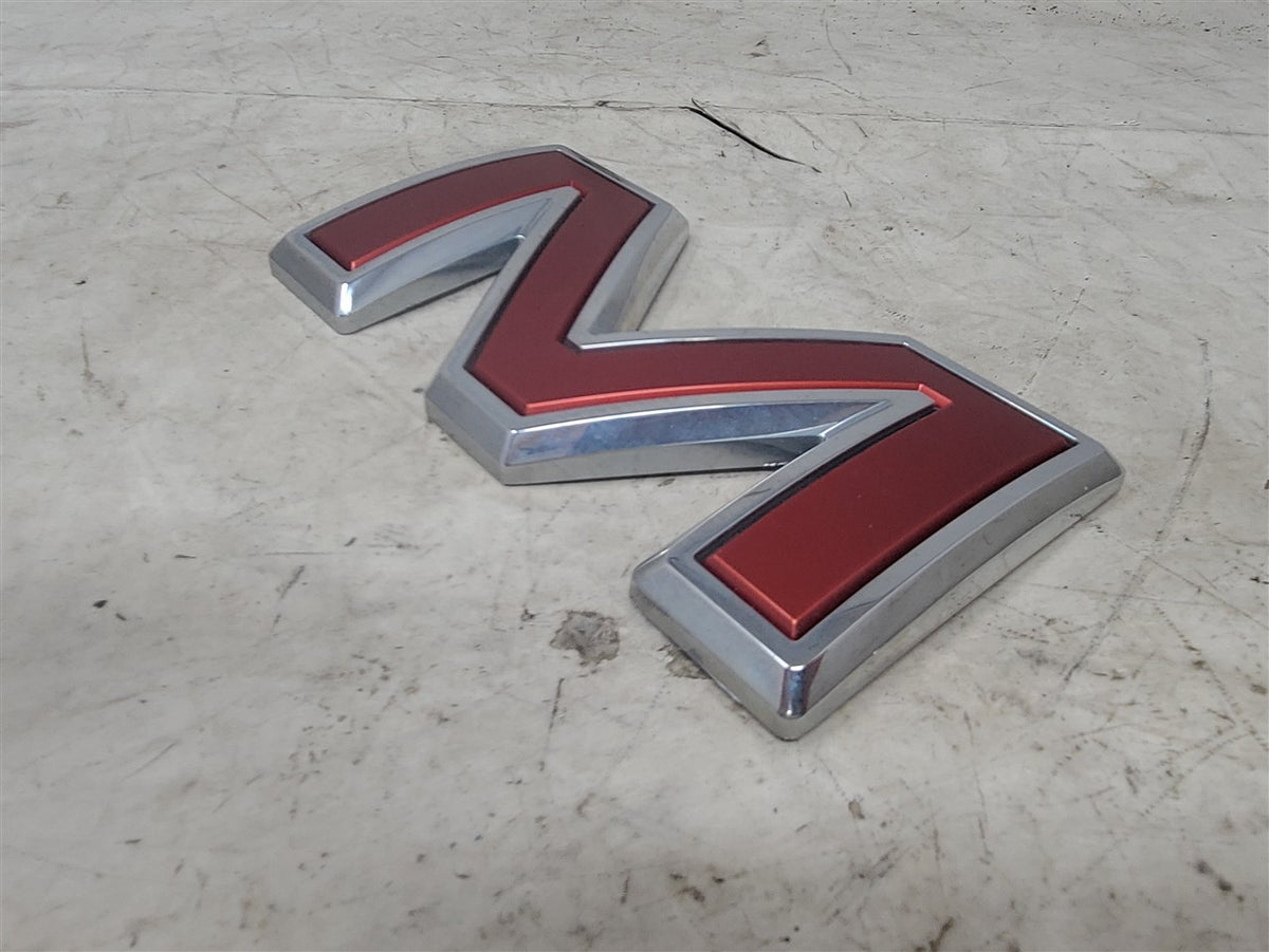 Used OEM 2019-2026 SIERRA 1500 GMC TAILGATE EMBLEM RED, actual item photo 13