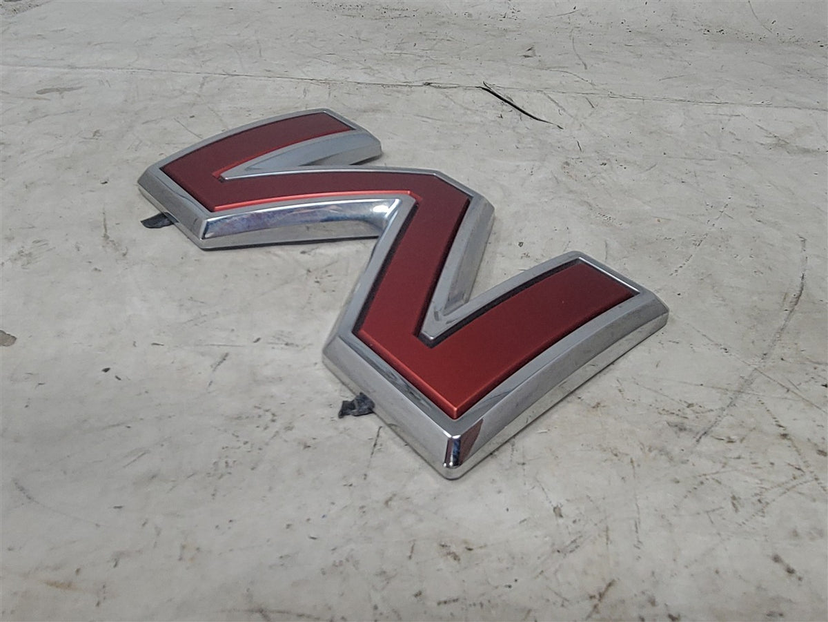 Used OEM 2019-2026 SIERRA 1500 GMC TAILGATE EMBLEM RED, actual item photo 14