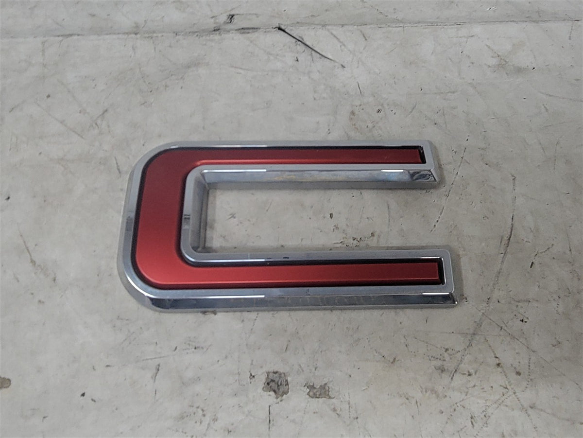 Used OEM 2019-2026 SIERRA 1500 GMC TAILGATE EMBLEM RED, actual item photo 18